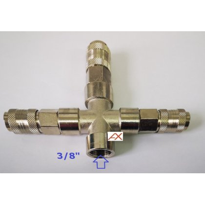 Rozdeľovač typu T  3/8" vnútorný závit ADLER
