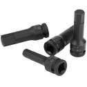 Nadstavce rázové CrMo 1/2" imbus (HEX) profil  H5 - H19   8 ks