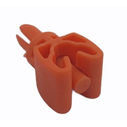 Držiak na upevnenie brzdových, palivových trubiek 1 x  4,8 - 6 mm  