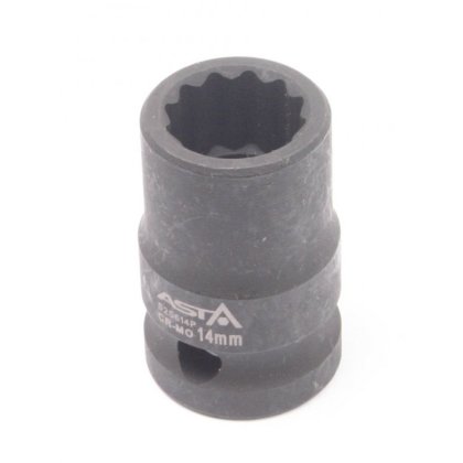 Nadstavec 1/2" 12-hranný rázový 14mm CrMo L38mm ASTA