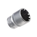 Nadstavce Spline 4 - 14mm 1/4"- pružinová lišta