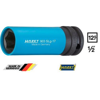 Nadstavec pre montáž a demontáž hliníkových diskov s otočným krytom 17 mm HAZET