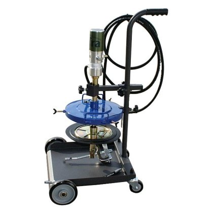 Distribučný vozík na mazivá s pneumatickým čerpadlom  pre nádoby 50 - 60kg