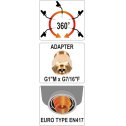 Plynový horák na propán PIEZO 2800°C TURBO YATO