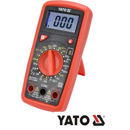Digitálny multimeter s manuálnym rozsahom YATO