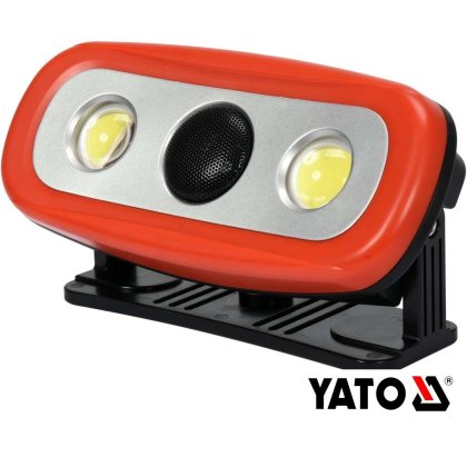 Reflektor LED nabíjací 2000 Lm Li-Ion + reproduktor Bluetooth 3W + POWERBANK   YATO