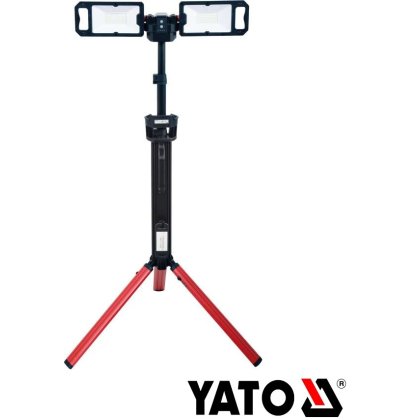 Reflektor LED stojanový s duálnym napájaním 5000 Lm, mobilný, skládací do puzdra   YATO